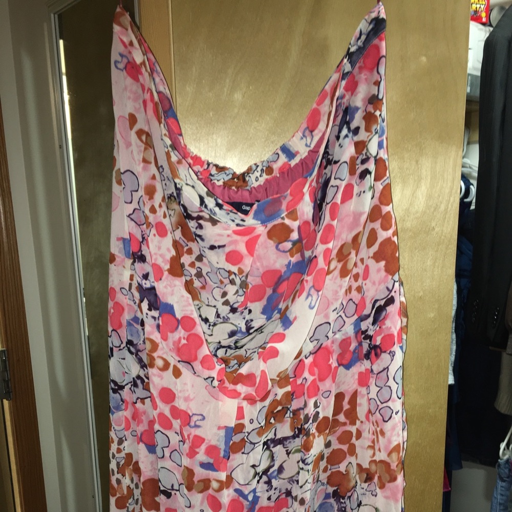 Long GAP strapless dress